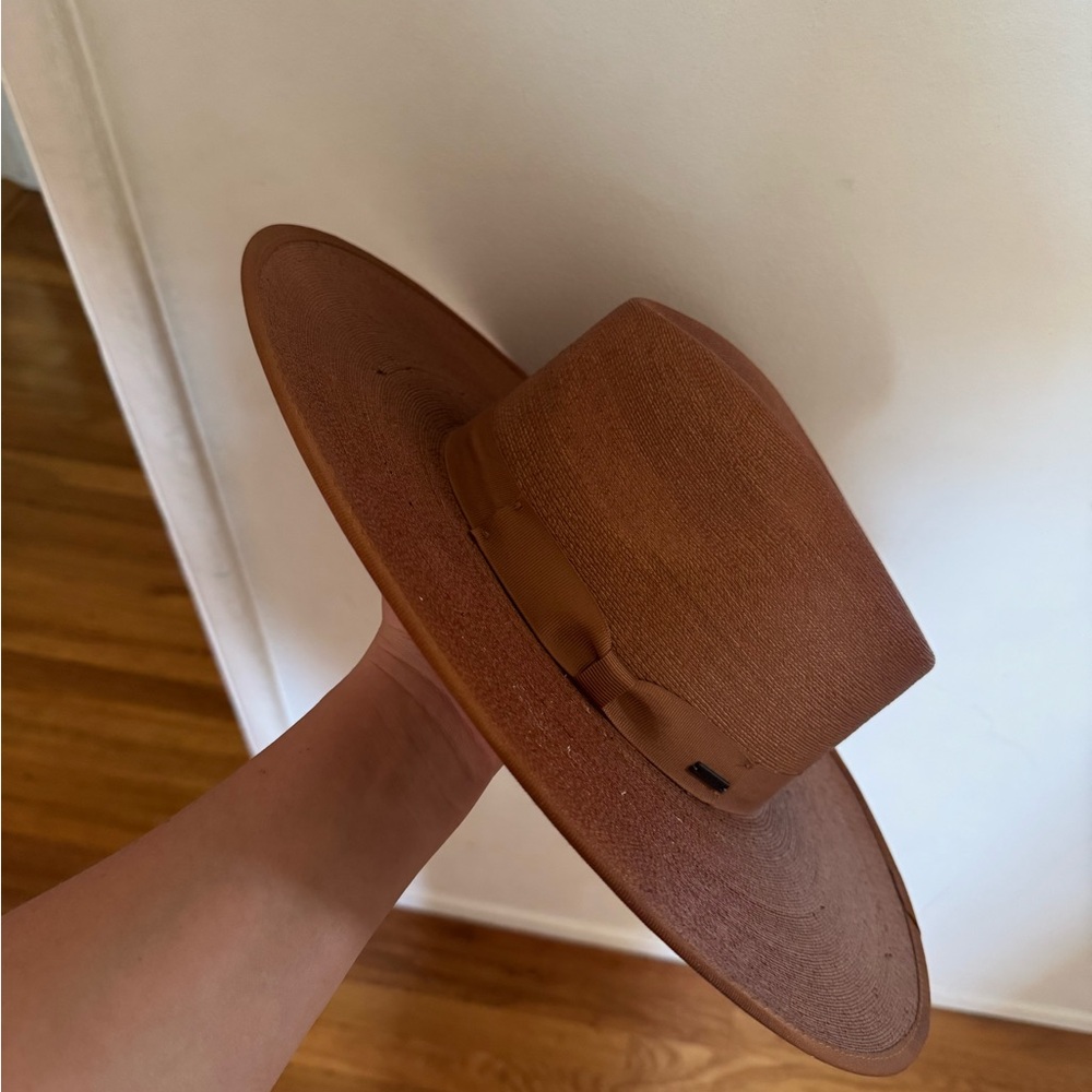 BRIXTON Stylish Brown Wide-Brim Hat